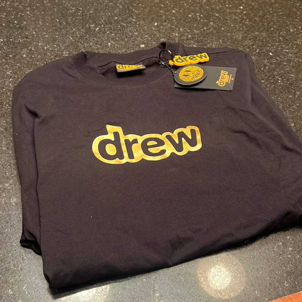 Drew House Secret SS Tee Gold/Black Size Large